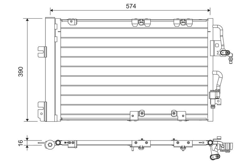 VALEO 817846 Condenser, air conditioning