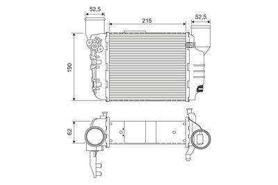 Charge Air Cooler VALEO 817867