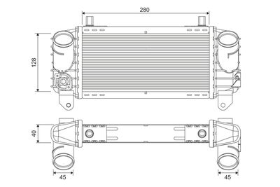 Charge Air Cooler VALEO 817872