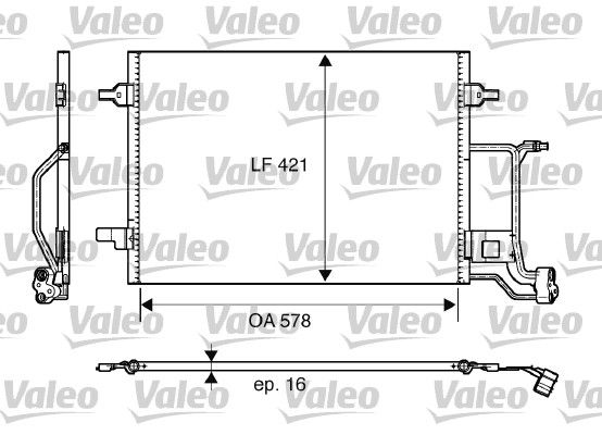 VALEO 817997 Condenser, air conditioning