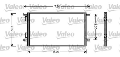 Condenser, air conditioning VALEO 818008