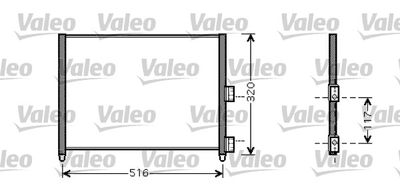 Condenser, air conditioning VALEO 818020