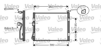 Condenser, air conditioning VALEO 818031