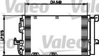 Condenser, air conditioning VALEO 818047