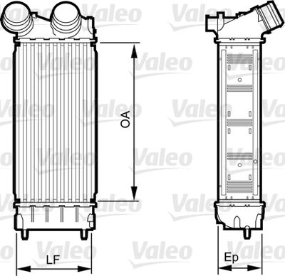 Charge Air Cooler VALEO 818226