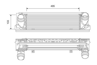 Charge Air Cooler VALEO 818261