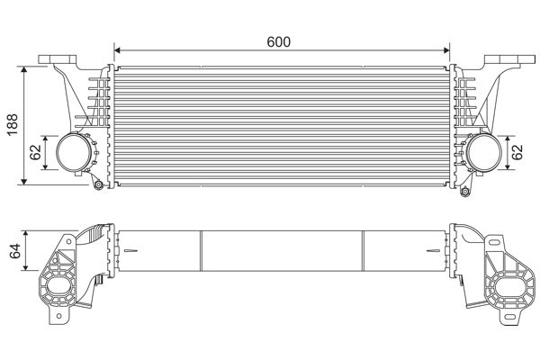 VALEO 818315 Charge Air Cooler