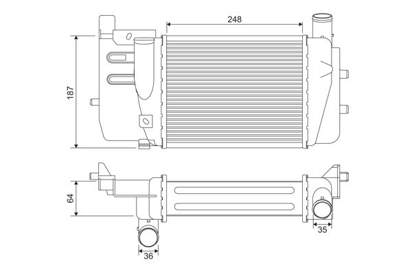 VALEO 818369 Charge Air Cooler