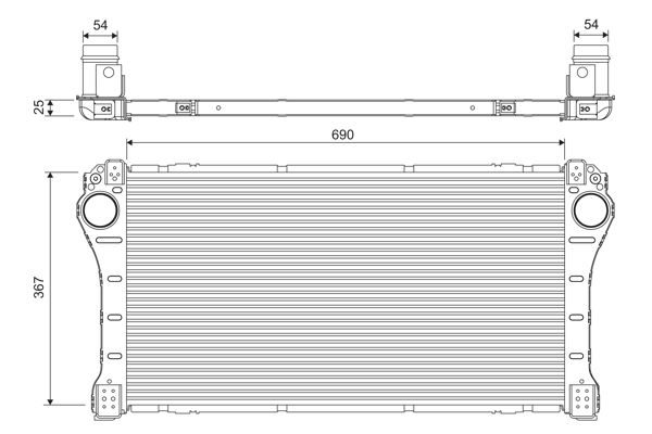 VALEO 818375 Charge Air Cooler