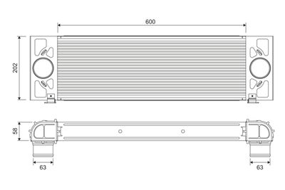 Charge Air Cooler VALEO 818376