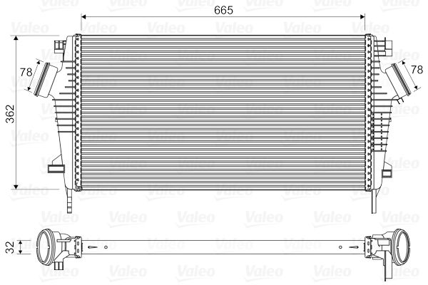 VALEO 818603 Charge Air Cooler