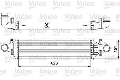 Charge Air Cooler VALEO 818624