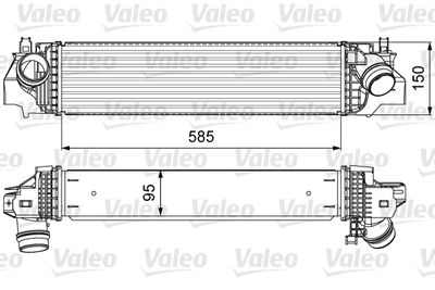 Charge Air Cooler VALEO 818640