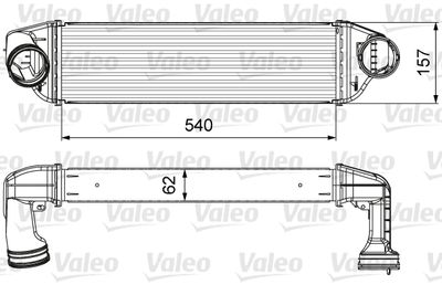 Charge Air Cooler VALEO 818642