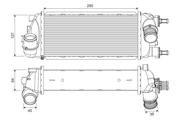 VALEO 818695 Charge Air Cooler