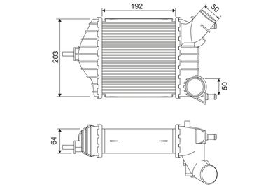 Charge Air Cooler VALEO 818725