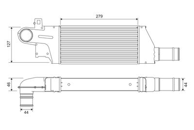 Charge Air Cooler VALEO 818728