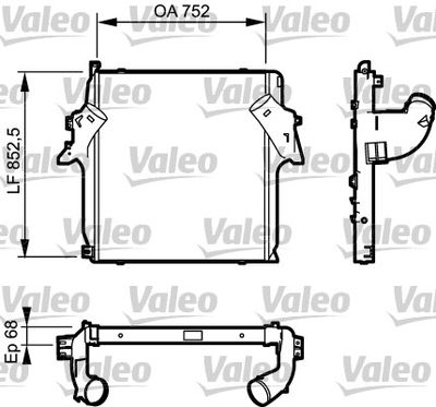 Charge Air Cooler VALEO 818781