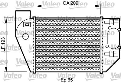 Charge Air Cooler VALEO 818825