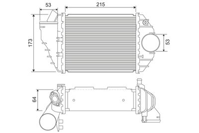 Charge Air Cooler VALEO 818827