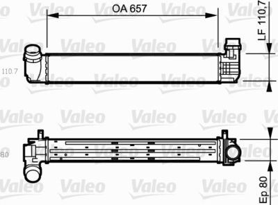 Charge Air Cooler VALEO 818870