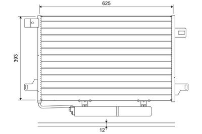 Condenser, air conditioning VALEO 822689