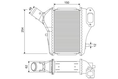 Charge Air Cooler VALEO 822902