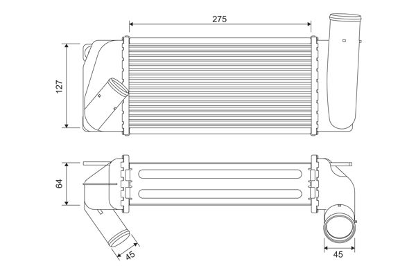 VALEO 822905 Charge Air Cooler