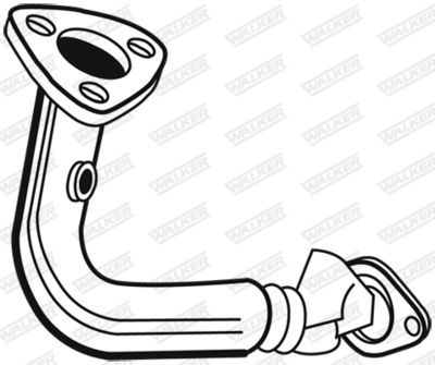 Exhaust Pipe WALKER 02621