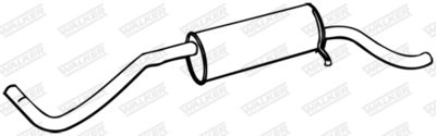 Rear Muffler WALKER 05649