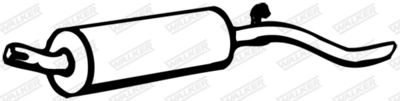 Rear Muffler WALKER 07992