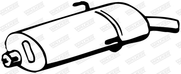 WALKER 08554 Rear Muffler