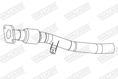 Corrugated Pipe, exhaust system WALKER 10951