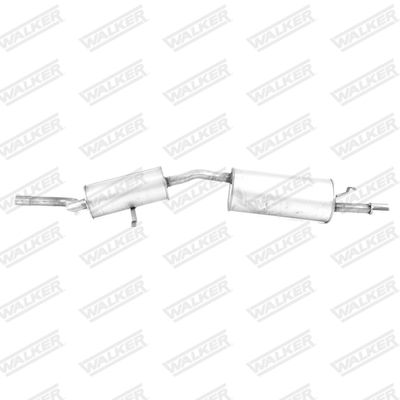 Rear Muffler WALKER 14961