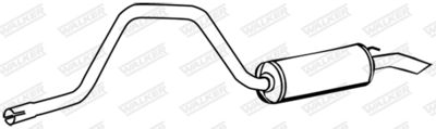 Rear Muffler WALKER 17561