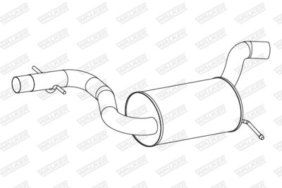 Centre Muffler WALKER 24273