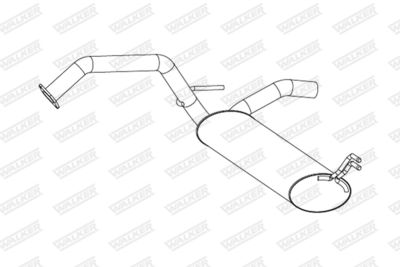 Rear Muffler WALKER 25285