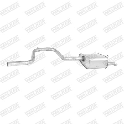 Rear Muffler WALKER 72386