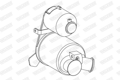 Soot/Particulate Filter, exhaust system WALKER 73338