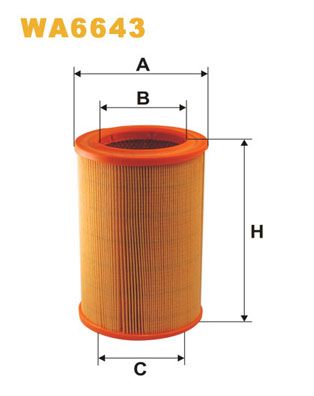 Air Filter WIX FILTERS WA6643