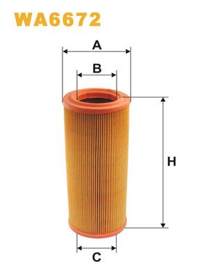 WIX FILTERS WA6672 Air Filter