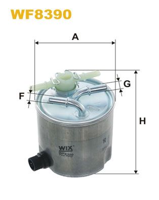 Fuel Filter WIX FILTERS WF8390