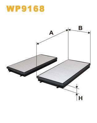 WIX FILTERS WP9168 Filter, cabin air