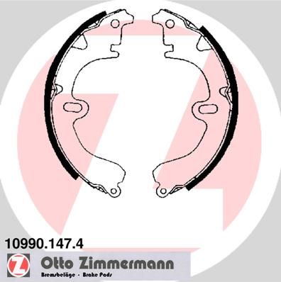 ZIMMERMANN 10990.147.4 Brake Shoe Set