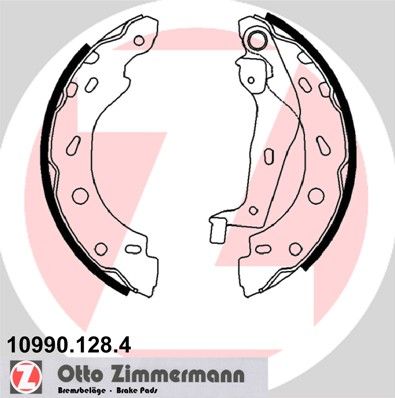 Brake Shoe Set ZIMMERMANN 10990.128.4