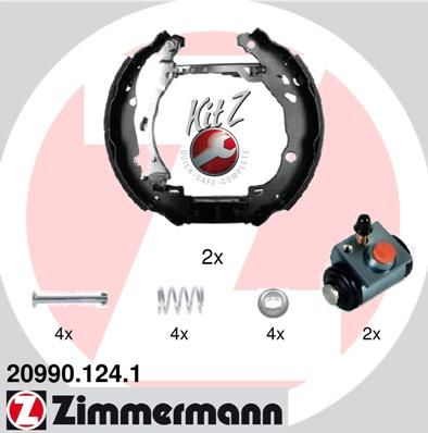 ZIMMERMANN 20990.124.1 Brake Shoe Set