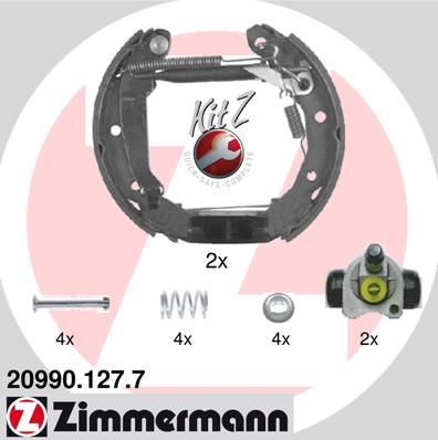 ZIMMERMANN 20990.127.7 Brake Shoe Set