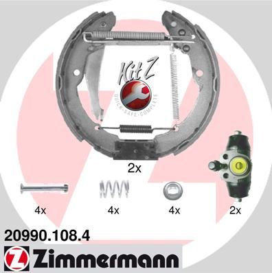 ZIMMERMANN 20990.108.4 Brake Shoe Set