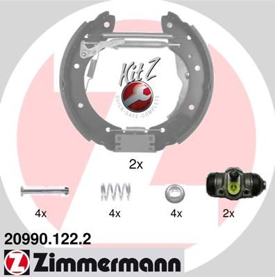 ZIMMERMANN 20990.122.2 Brake Shoe Set